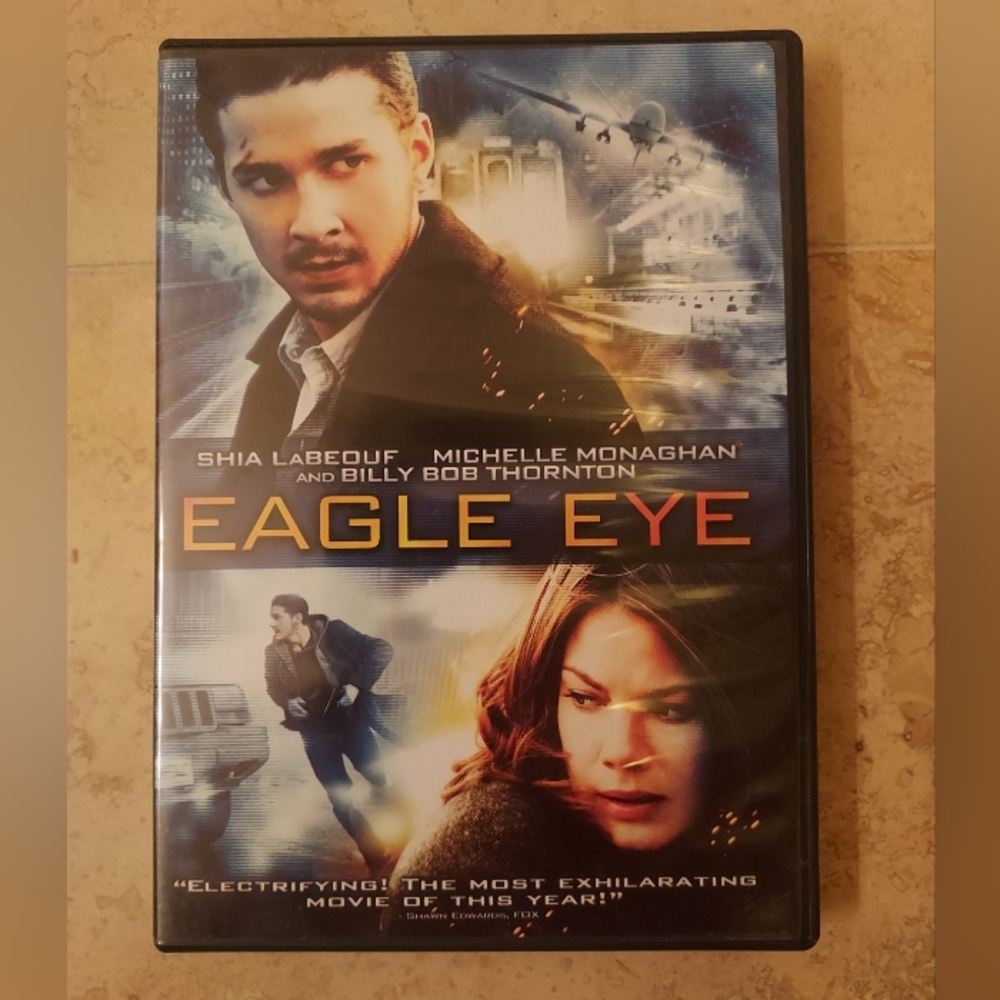 Eagle Eye (DVD, 2008) Pre-Owned Tested Working Great Condition Great Movie